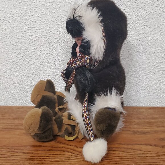 Doll Native Eskimo Girl by Artic Circle 12" Tall - Picture 2 of 6